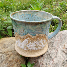 Load image into Gallery viewer, Icy blue mountian mug
